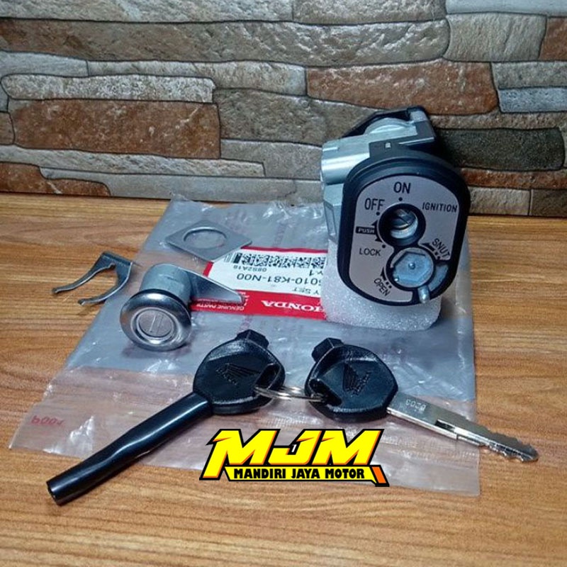 KUNCI KONTAK MOTOR HONDA BEAT ESP - BEAT STREET KUNCI KONTAK SATU SET BEAT EPS BEAT STREET ( KODE K8