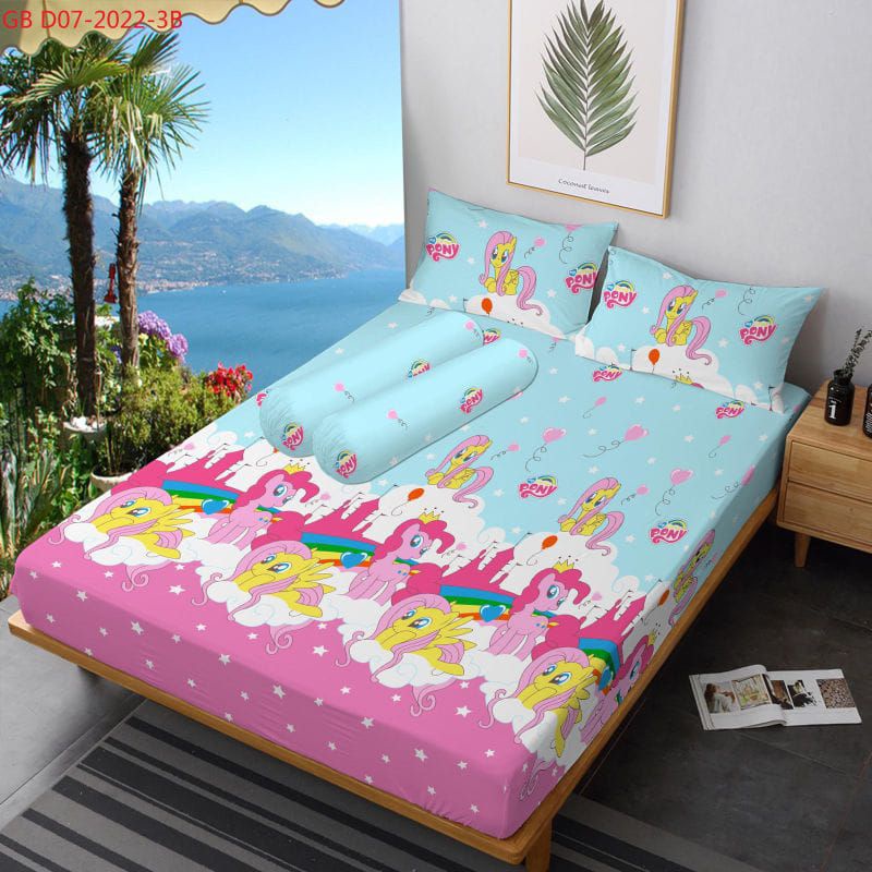 MONALISA - Sprei Seprai Sprey Kasur Set Ukuran 100 120 160 180 200 Tinggi 20 20cm T20 Super Extra Ek
