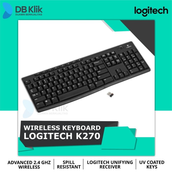 Keyboard Keyboard Logitech Wireless K270