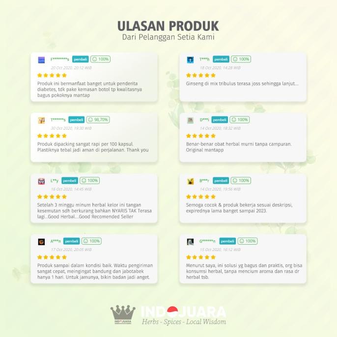 

New - Ginkgo Biloba 100 Kapsul Curah Herbal Libido Anti Aging Kinerja Otak ~