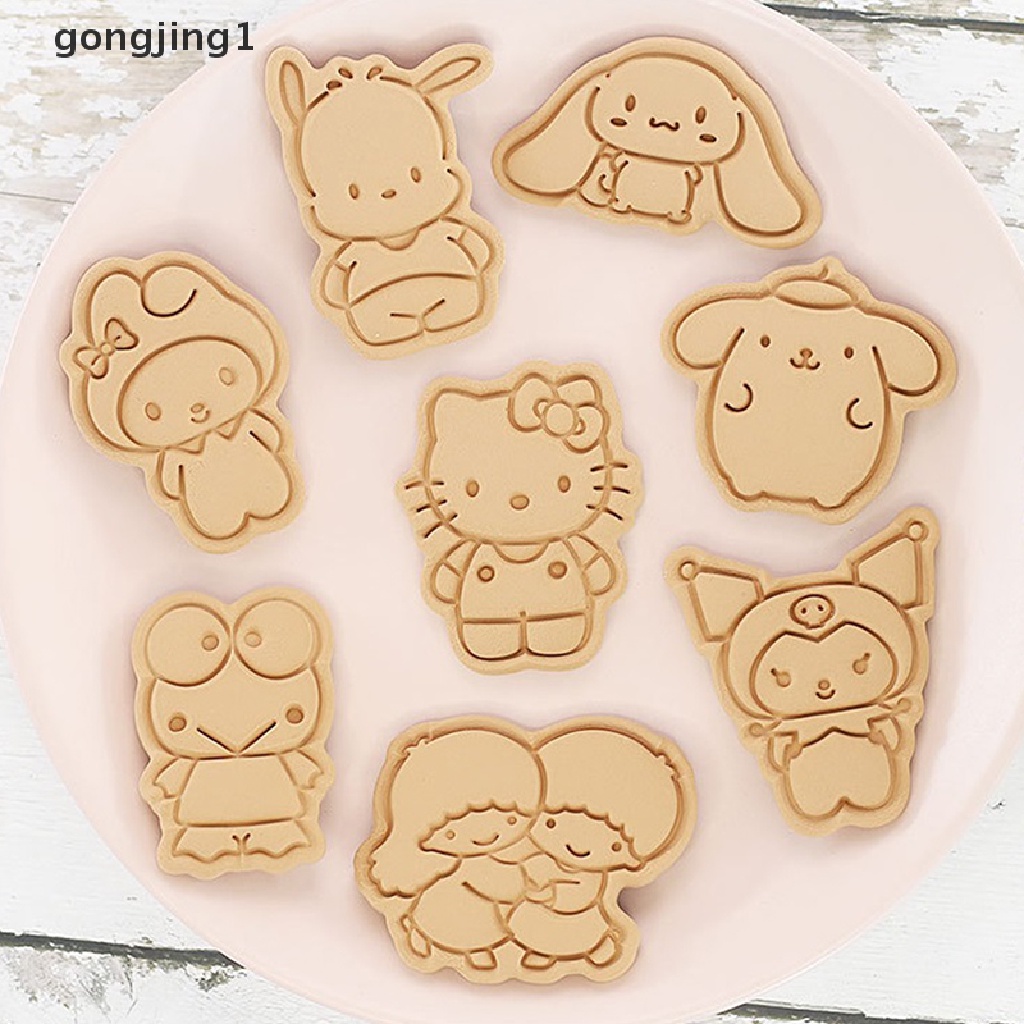 Ggg 8Pcs /set Cetakan Biskuit Kartun Cetakan Kue Kering Cetakan Kue Kering DIY Cookie Cake Decorag Tool ID