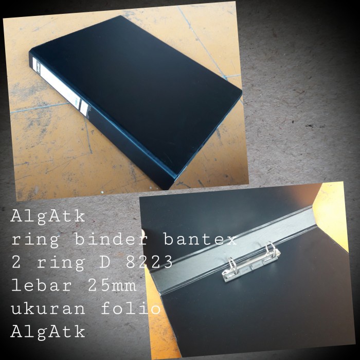 

RING BINDER BANTEX SIZE FOLIO 2 RING NO REF 8223. 25MM.
