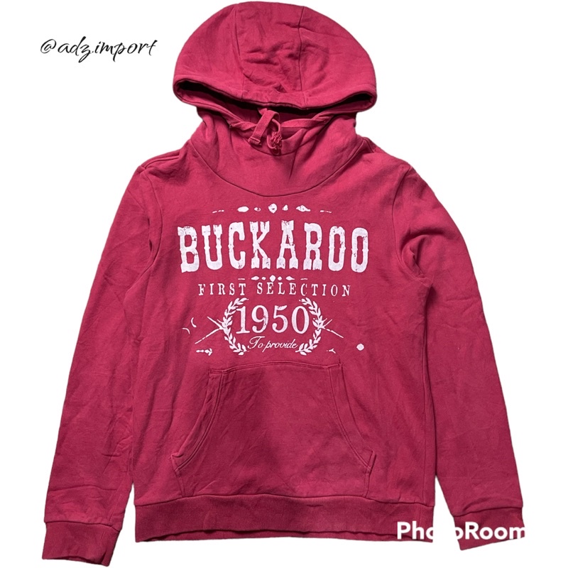 Hoodie Buckaroo 1950  Merah Second ori
