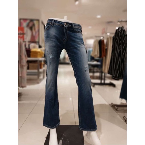 celana jeans wanita model bootcut Ako jeans original