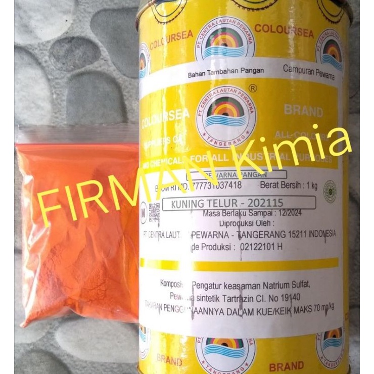 

Pewarna makanan 1 kg coloursea. warna kuning telur-202115