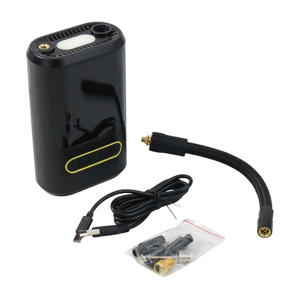 Pompa Ban Elektrik Mini Tire Inflator with LCD Display 4000mAh