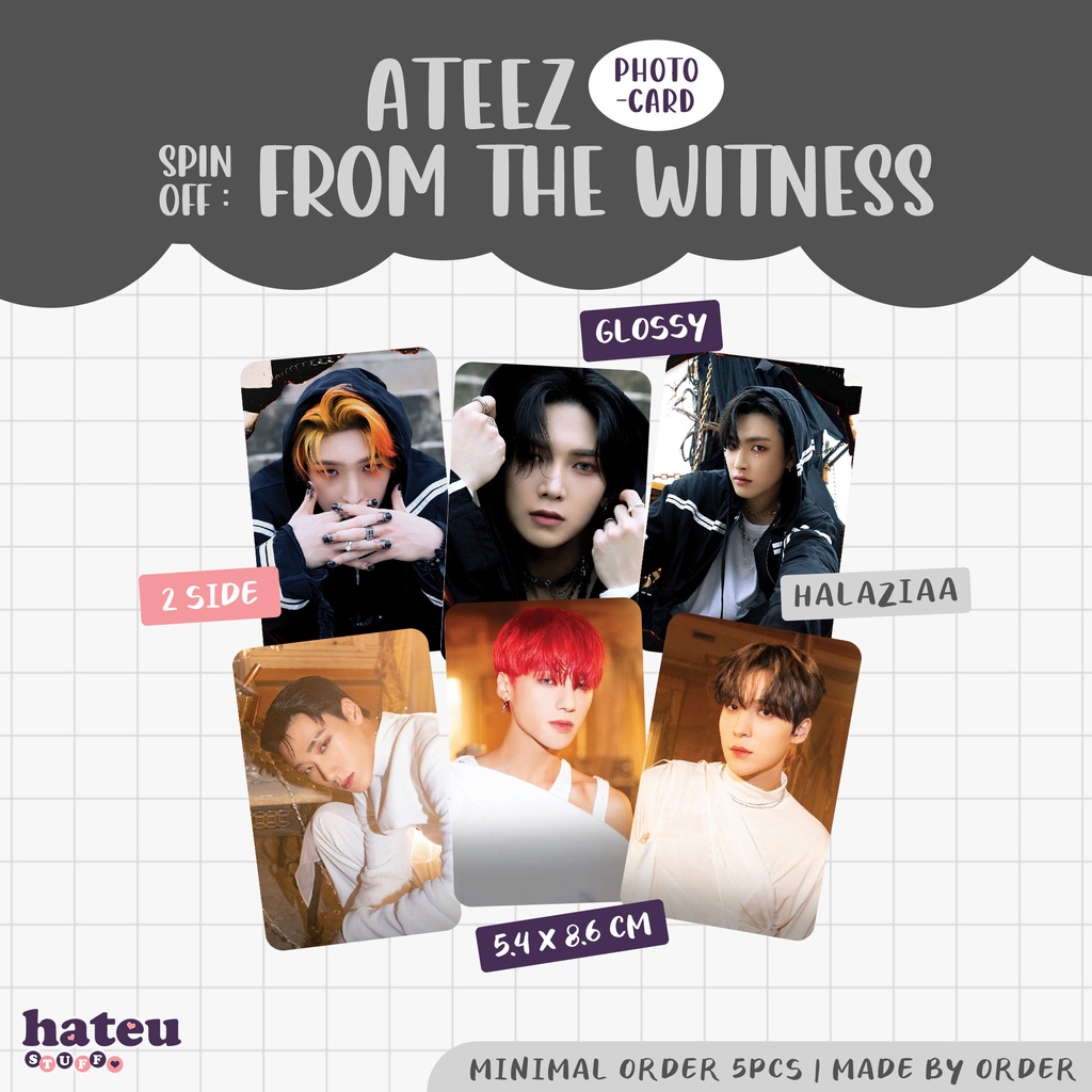 ATEEZ Unofficial Photocard Spin Off : From The Witness (Halazia) + Selca