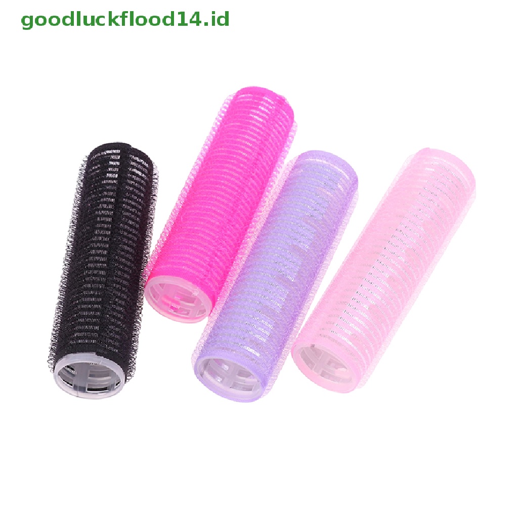 [GOOGFOUR] 4pcs Poni Penjepit Rambut Klip Roller Gelombang Curl Air Bangs Hairstyle DIY Salon [TOP]