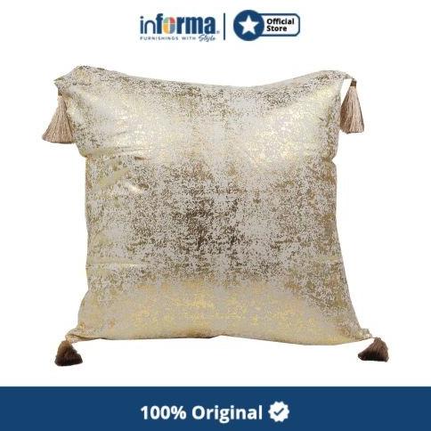 Sale INFORMA - SARUNG BANTAL SOFA - CUSHION COVER TOILE GOLD 45X45CM /GORDEN JENDELA/GORDEN PINTU/GO