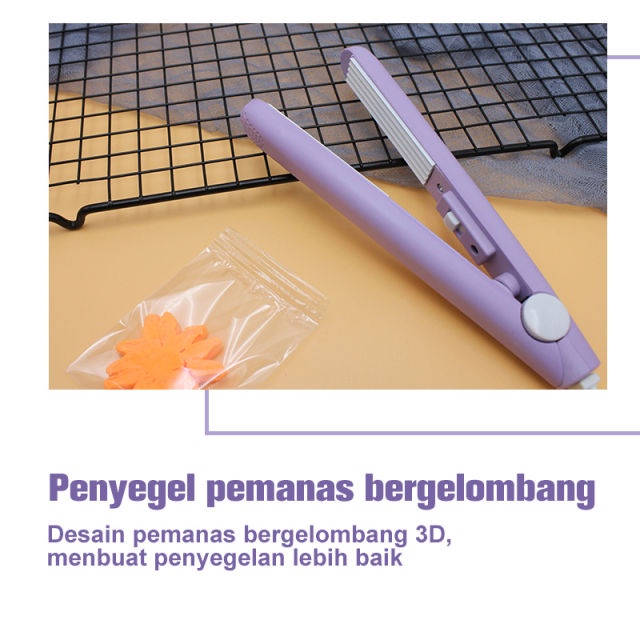 Presan Plastik Makanan / Vacum Snack Sealer / Alat Perekat Plastik Mini / Hand Sealer Plastik