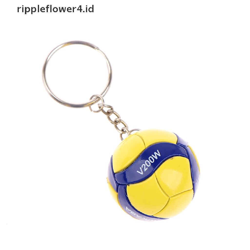 {rippleflower4.id} Gantungan Kunci Voli Ornamen Usaha Hadiah Voli Gantungan Kunci Bola Pantai Spo~