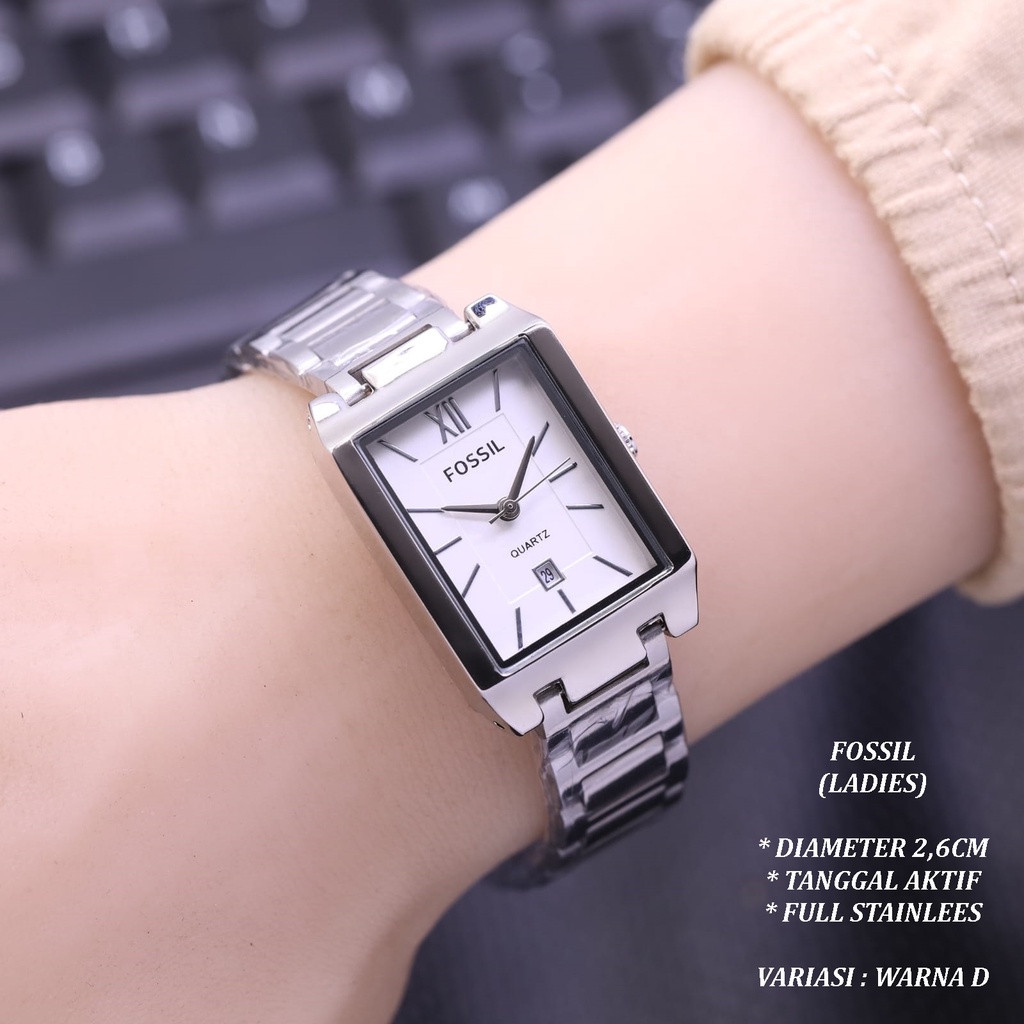 (BISA CO) JAM TANGAN WANITA FASHION LS-0130 FULL STAINLEES TANGGAL AKTIF