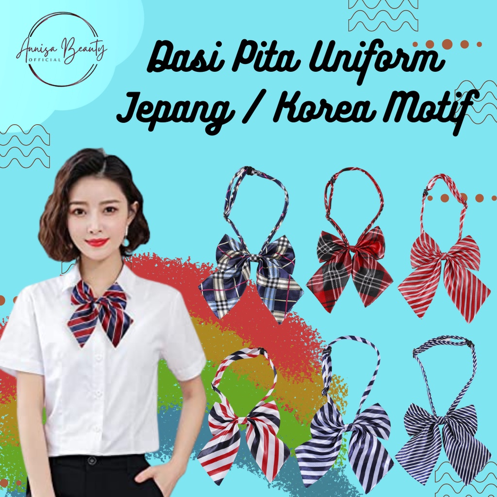 Dasi pita uniform jepang/korea