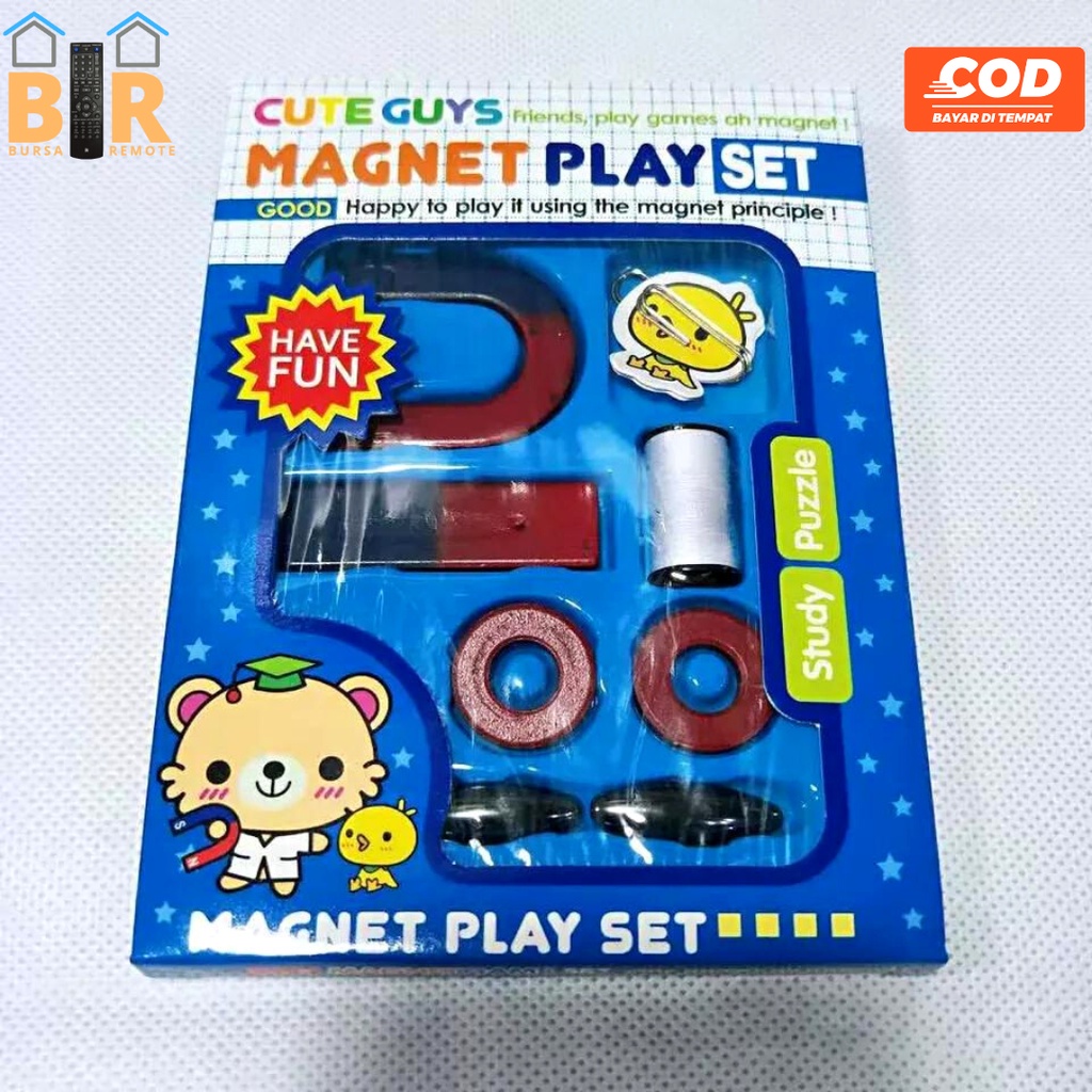 MAGNET Mainan Magnet Pendidikan PLAY SET I O U 10IN1