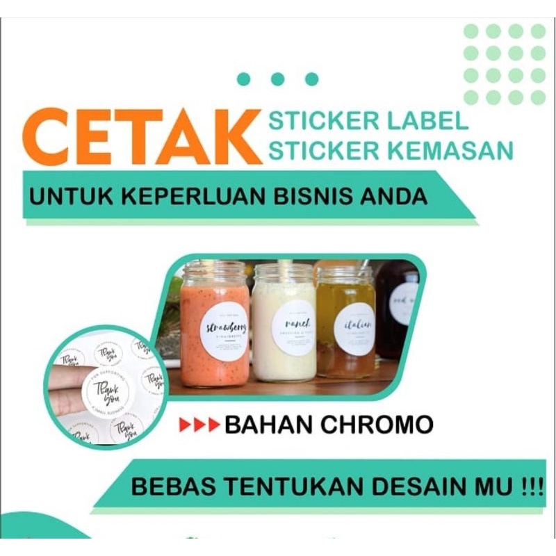 

Sticker Label Produk Murah Kwalitas Istimewa
