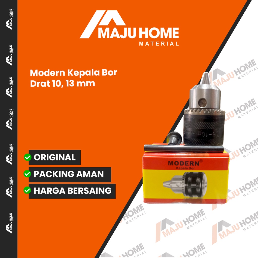 Modern Kepala Bor Drat 13, 10 mm