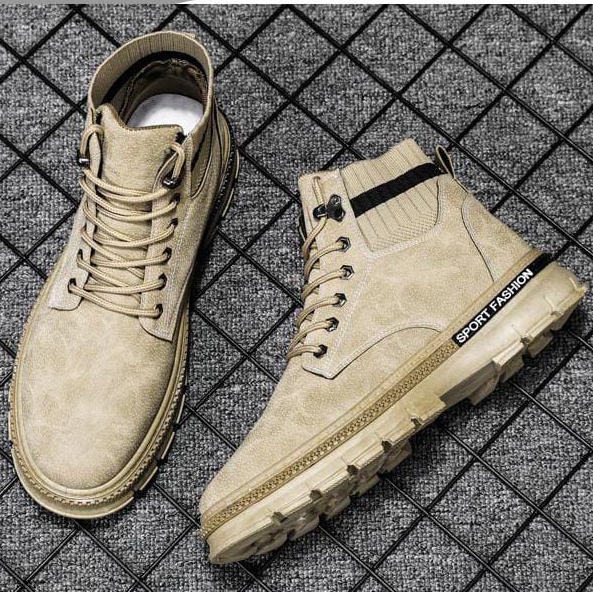 TBIG [COD] Sepatu Sneakers Pria BOOTFASH Sepatu Import Pria Sekolah Kuliah Kerja