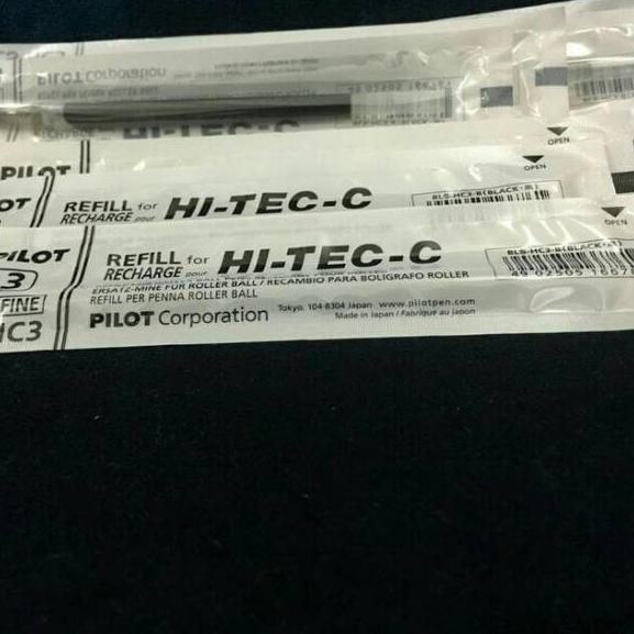 

[KODE PRODUK AQZBG3440] Refill/Isi Tinta Pulpen Pilot Hi-tech-C 0.3 mm BLS-HC3 Per Pcs