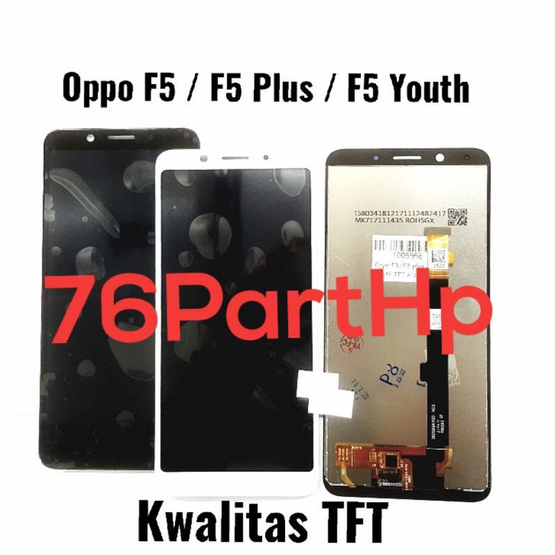 LCd Touchscreen Fullset kwalitas TFT Oppo F5 - F5 Plus - F5 youth