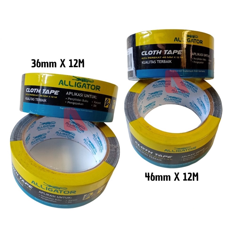 

LAKBAN HITAM / CLOTH TAPE ALIGATOR / CLOTH TAPE JOYKO