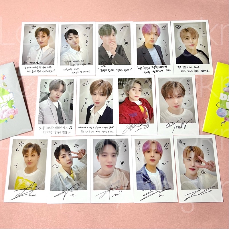 Sharing NCT DREAM VIBE EXHIBITION 4th MD POLAROID SET C D POLA MARK RENJUN JENO HAECHAN JAEMIN CHENL