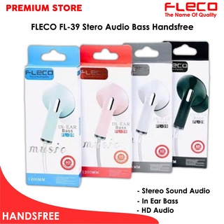 Headset Earphone FLECO FL-39 Handsfree Super bass Premium Quality