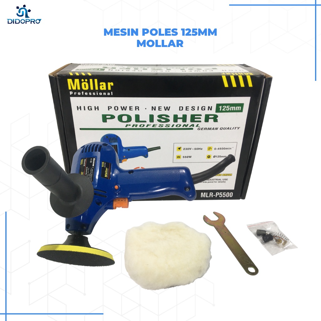 Polisher Variable Speed Mesin Poles Mobil Polisher MOLLAR P5500