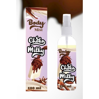 Kanzo - Parfum Body Mist Choko Milky 100ml / Body Mist Choko Milky 100ml / Parfum Coklat Milky 100ml Unisex