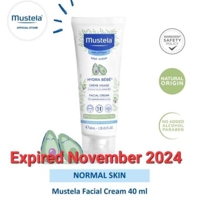 Jual Mustela Hydra Bebe Facial Cream Face Cream / Krim Muka Bayi 40Ml