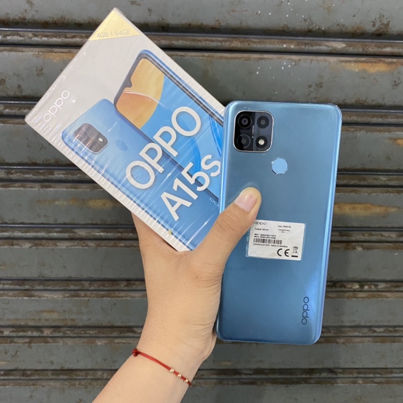 Oppo A15s 4/64gb second bekas pakai normal fullset resmi original