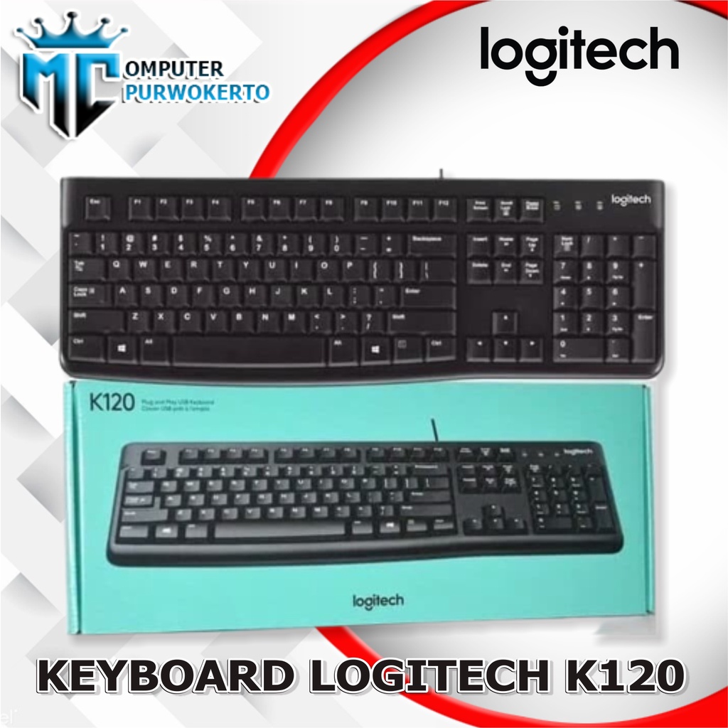 Logitech Wireless Keyboard dan Mouse MK220 - Hitam