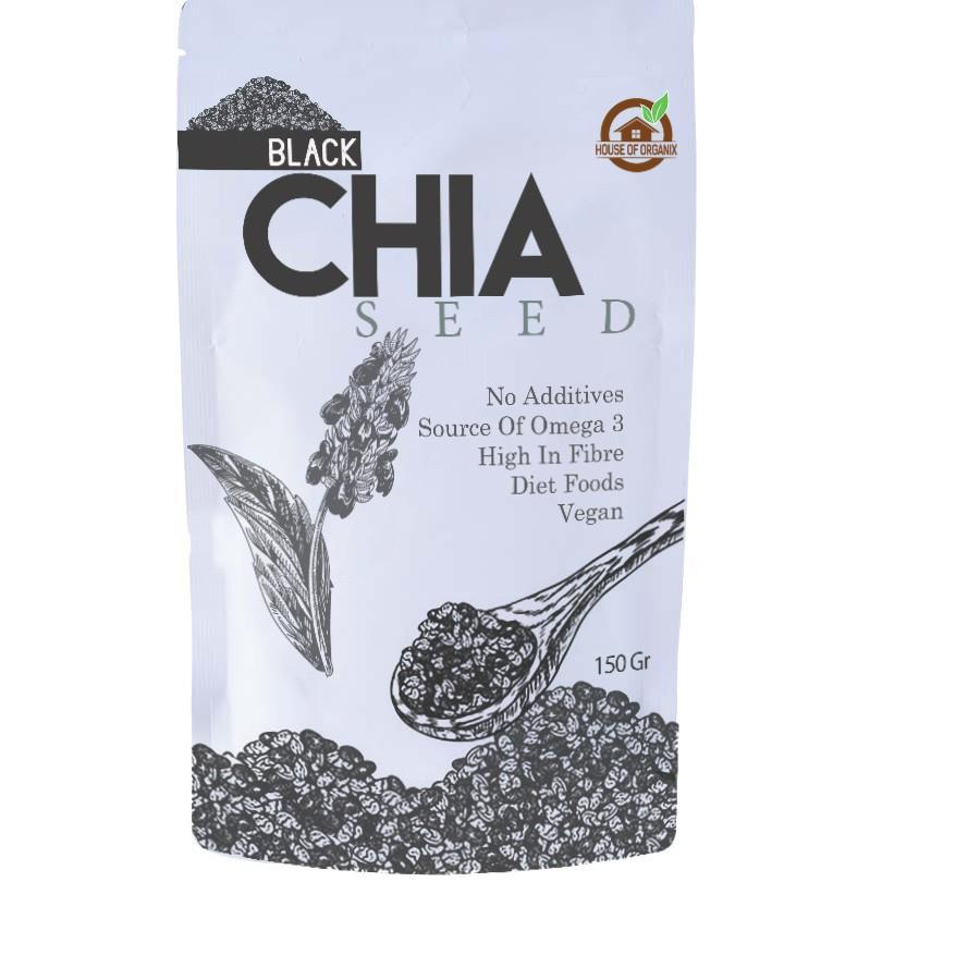 

COD✔️Organic Black Chia Seeds 300 Gr|RA4