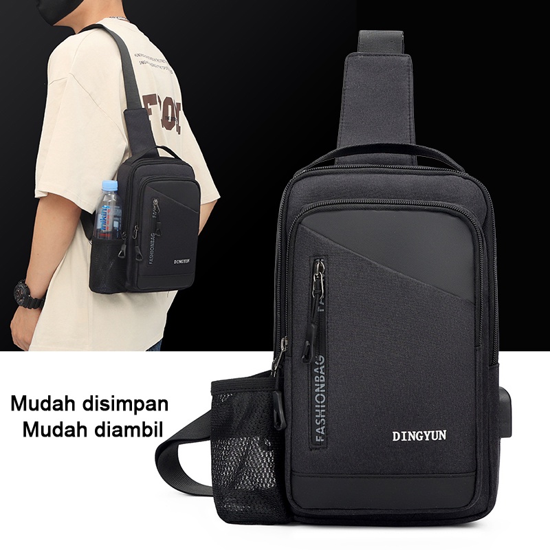 Highland Tas Selempang Pria Tas Pinggang Travelling Kasual TS503