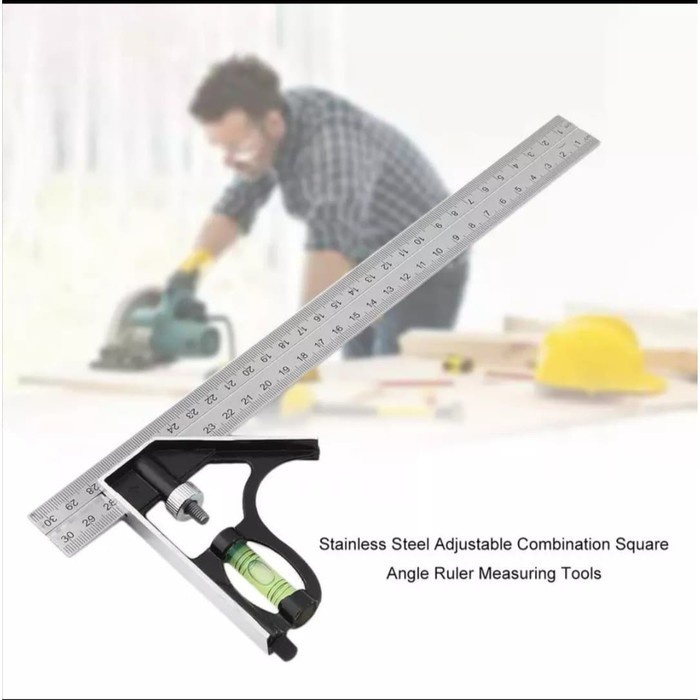 

Baru PENGGARIS SIKU PLUS WATERPASS UKUR SUDUT ALAT PERTUKANGAN Limited