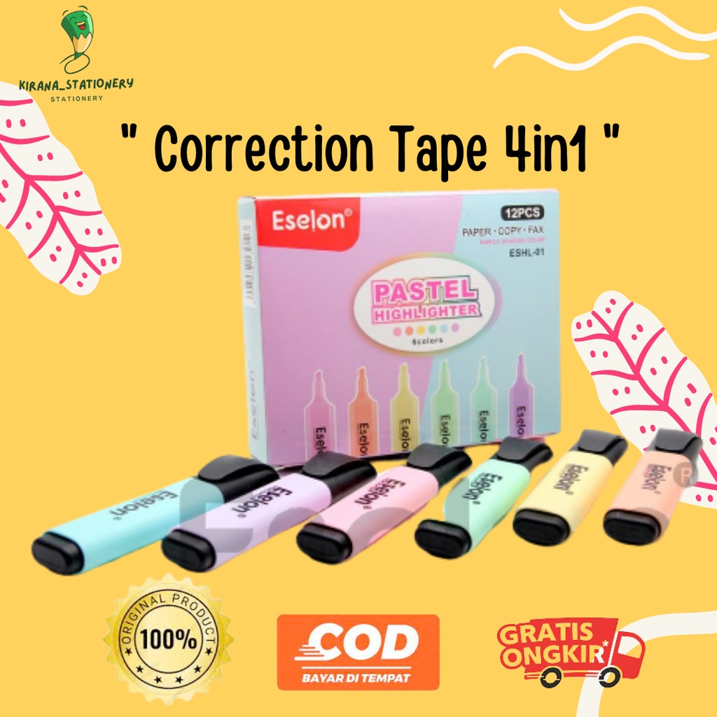 

Stabilo pastel Highlighter Stabilo Eselon ESHL-01 1 PCS