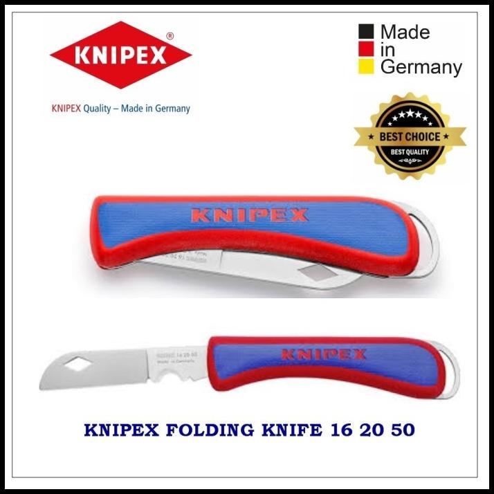 

Knipex Pisau Cutter 16 20 50 Folding Knife For Electricians