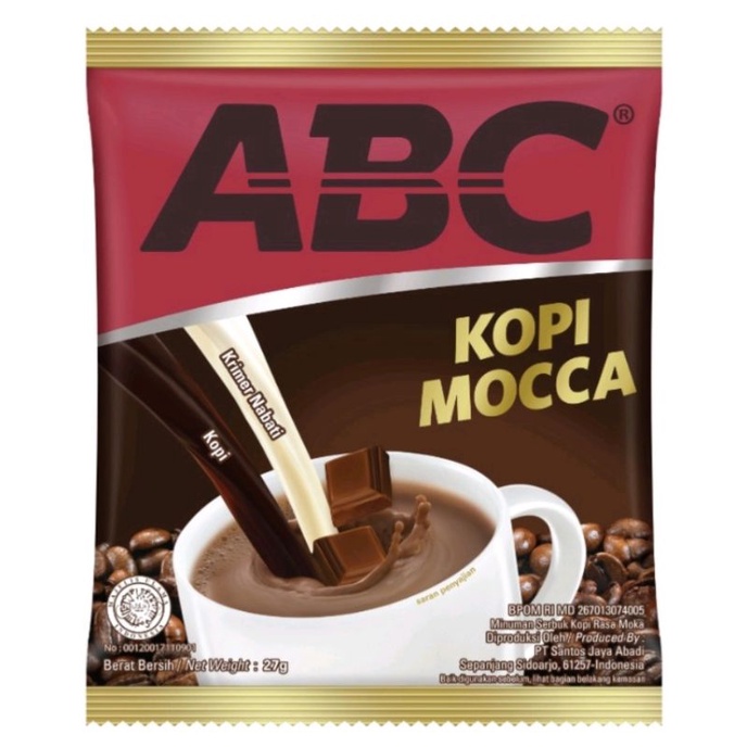 

( RENCENG ) ABC kopi mocca 27gr isi 10 PCS