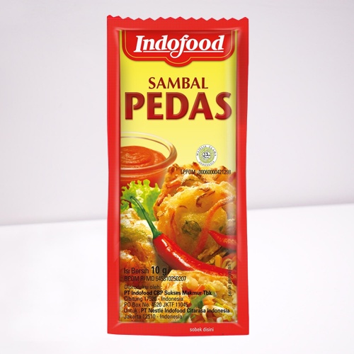 

( Per 6 sachet ) ~INDOFOOD Chilli Sauce / Sambal Pedas 9 gr Belum ada penilaian 0 Terjual