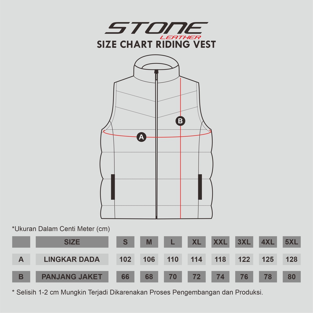 Rompi Motor Pria Vertical Riding Vest Street Style