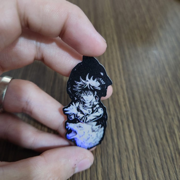 

Sticker Hologram Anime - PSH1251 - Jujutsu Kaisen - Megumi BW