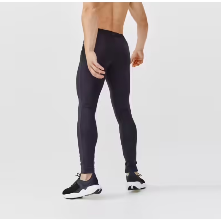 KALENJI Run Dry+ Celana Ketat Panjang Pria Saku Beritsleting