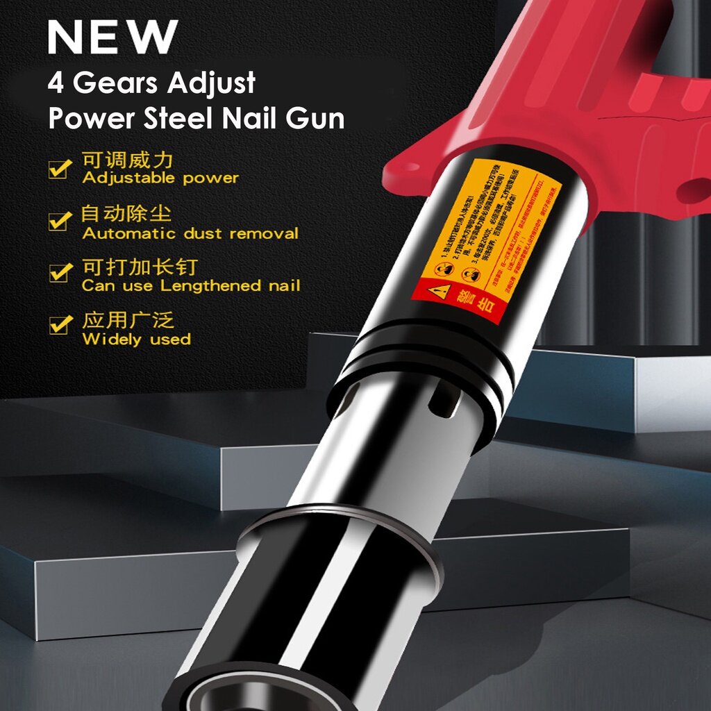 Manual Steel Nails Gun Rivet Tufting Nail Gun Plafon Dinding Beton Jangkar Wire Fastening Nailer Pip