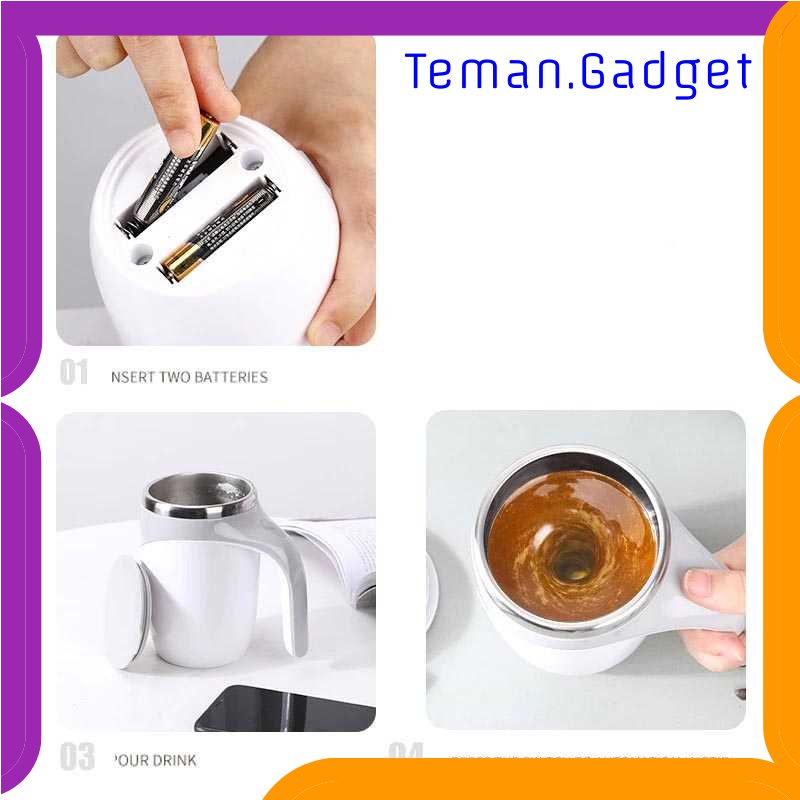 TG - DPR Ditim Gelas Aduk Otomatis Automatic Self Stirring Cup 380ml - DTM-630