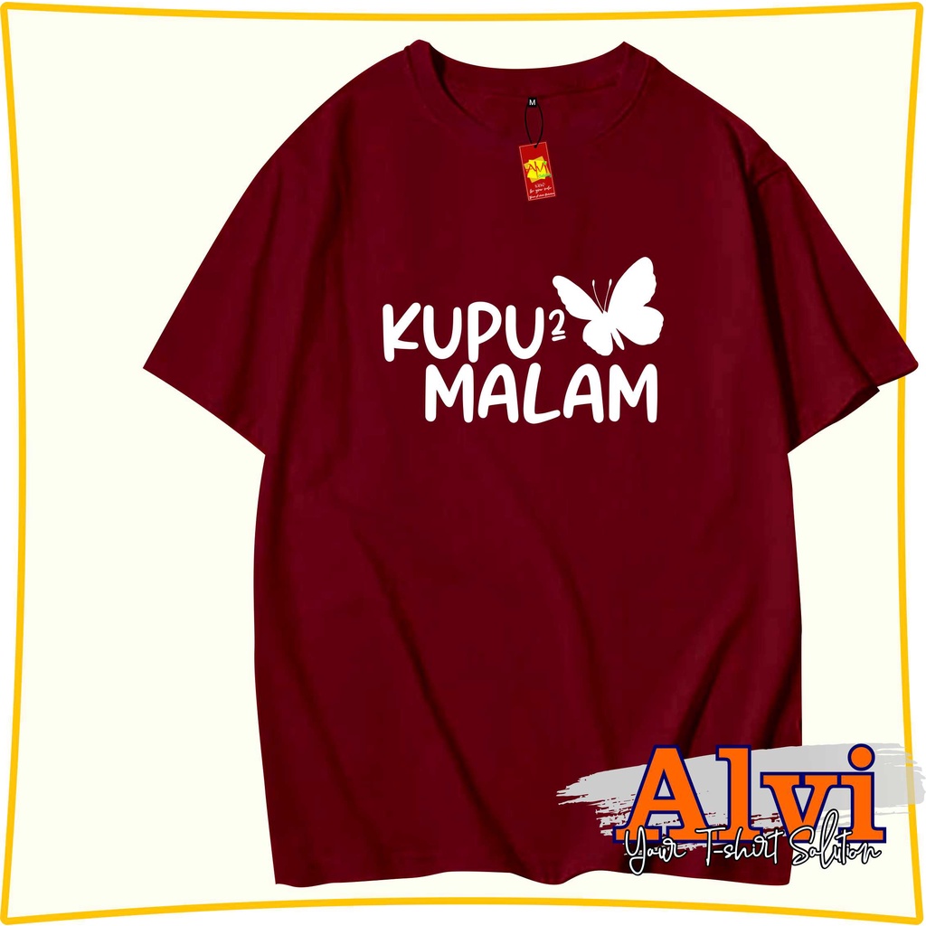 kaos distro kupu kupu malam keren murah film kaos cotton combat 30s keren COD