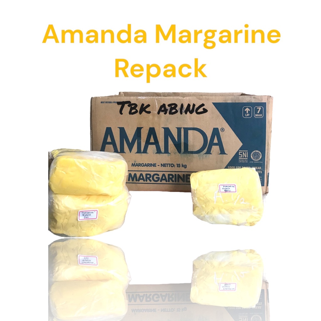 

Amanda Margarine/Mentega Amanda/250gr,500gr,1kg Repack