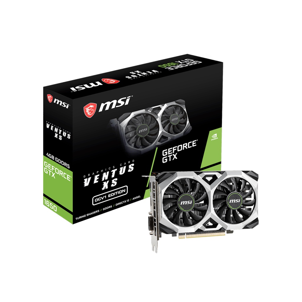 VGA MSI GeForce GTX 1650 VENTUS XS 4G OCV1 | ITECHBALI