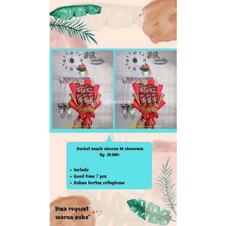 BUCKET SNACK UKURAN M VERSI 2 BUKET ANAK SD TK ULTAH BUKET GOODTIME