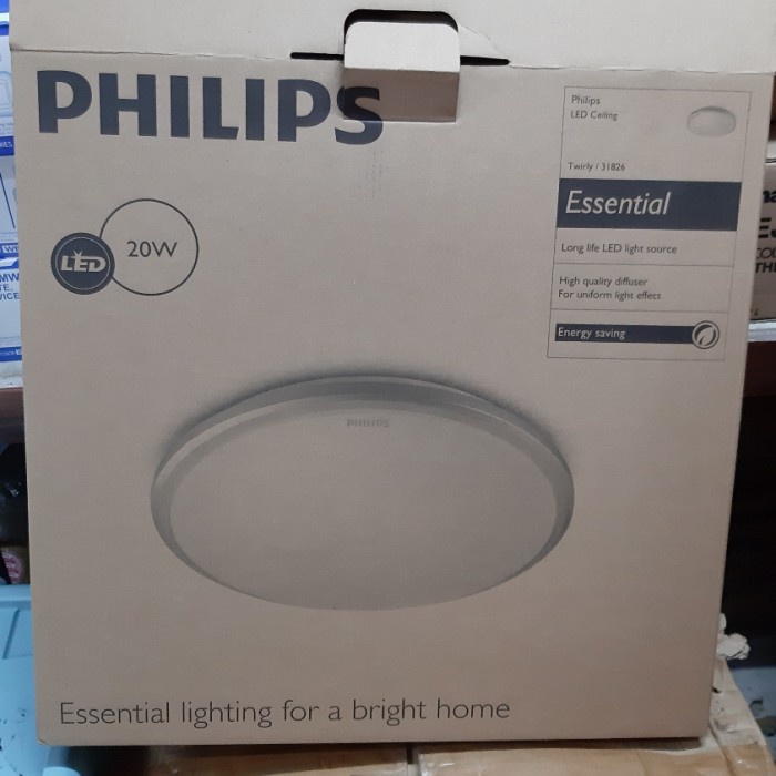 Lampu Ciling Led 20W Philips Baret Twirly 31826 20Watt Lampu Plafon