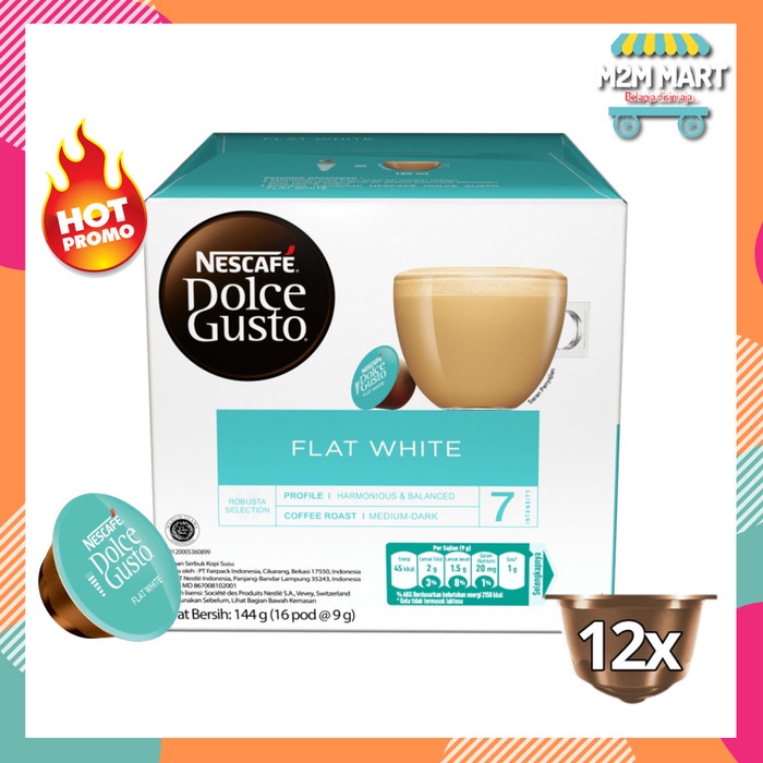 

Kopi Nescafe Dolce Gusto Flat White Capsule