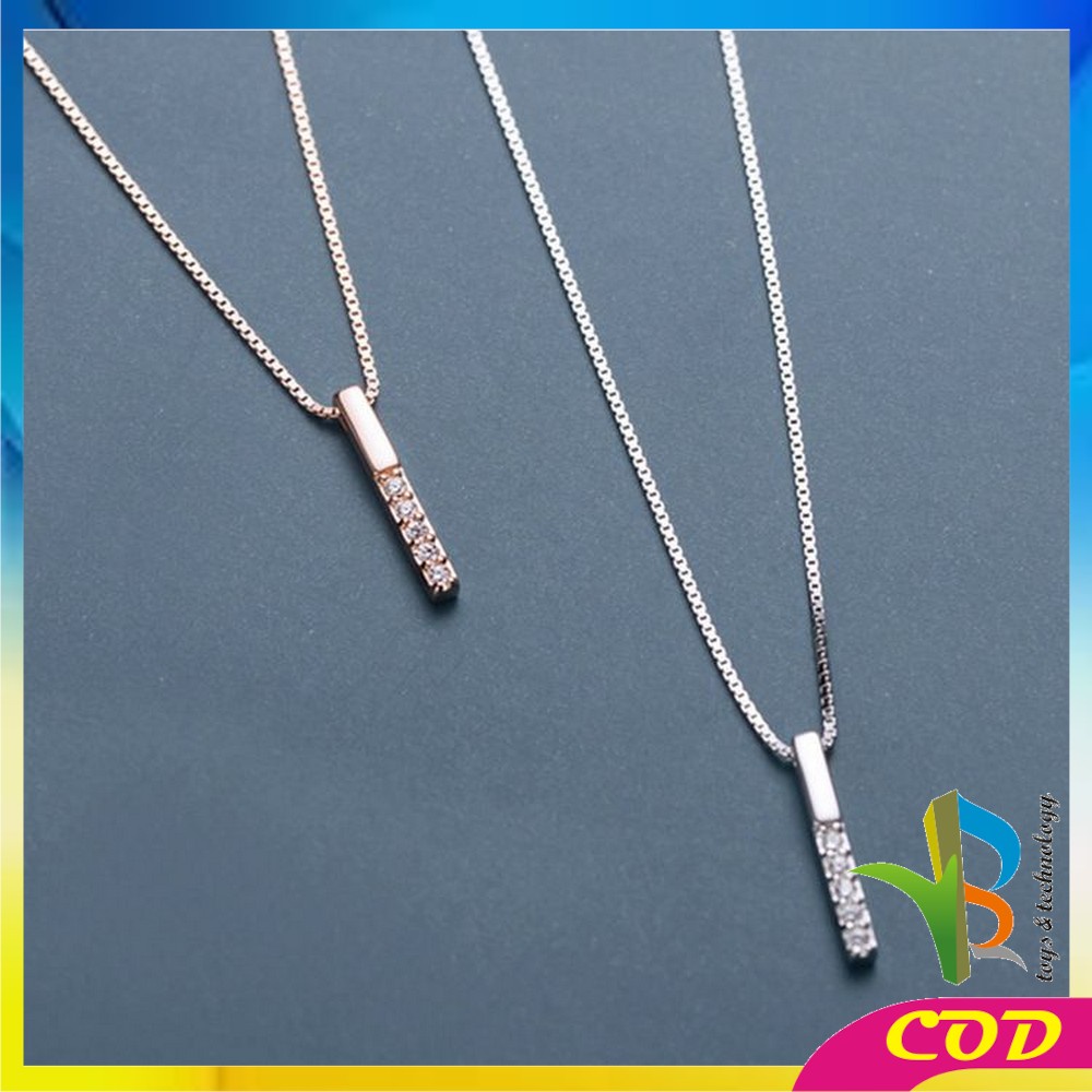 RB-K60 Kalung Bandul Mutiara Korea Style Perhiasan Kalung Titanium Gaya Korea Kalung Berlian Anti Karat Gift Aksesoris Wanita